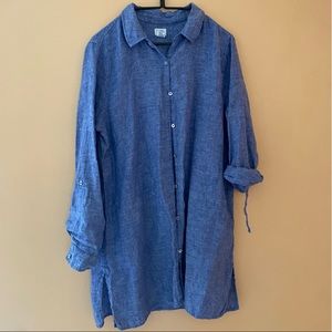 Sigrid Olsen Linen Beach Dress